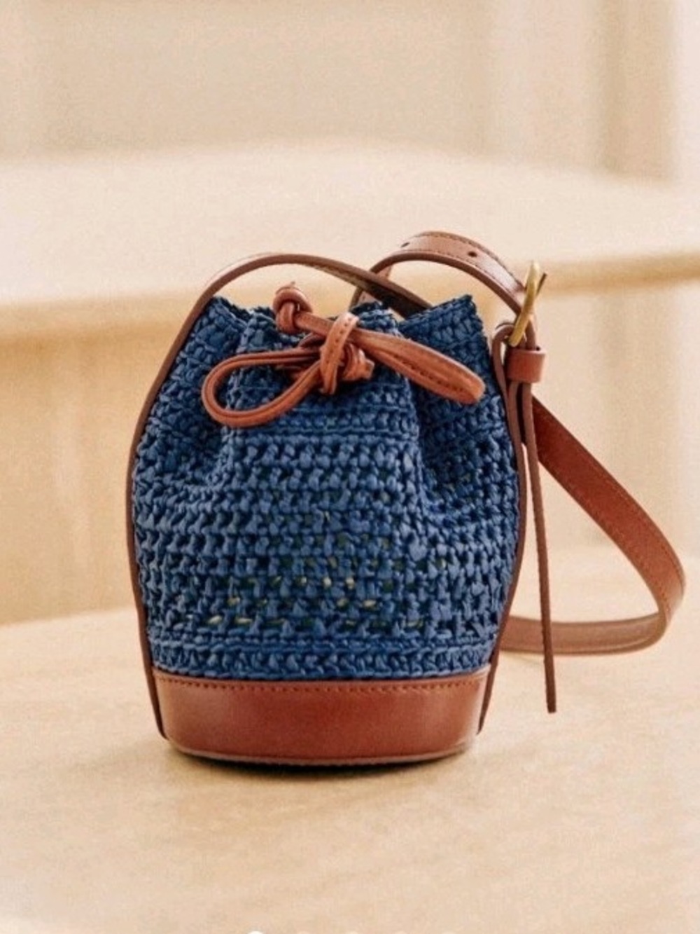 ✨EUC✨ Sezane Nano Farrow Bag in Raffia
